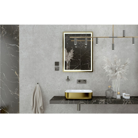Umywalka nablatowa Galera Brushed Gold