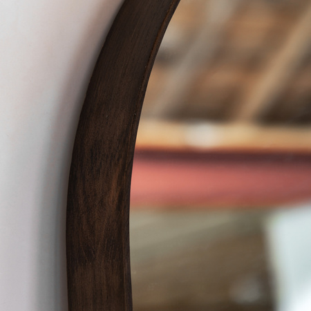 Helsinki Arch Leaner Wirror Walnut 600x60x1600mm