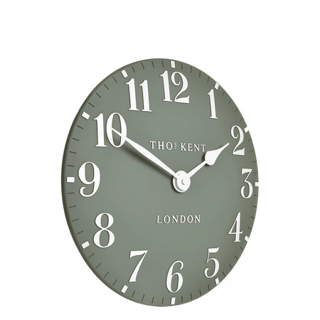 Arabic Wall Clock Seagrass 12in