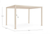 Pergola ogrodowa BIZZOTTO OCEAN 3X4 – Silk