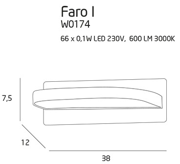 Faro I W0174 kinkiet