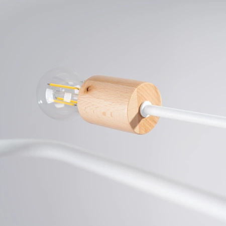 Żyrandol TIMBO 6 biały