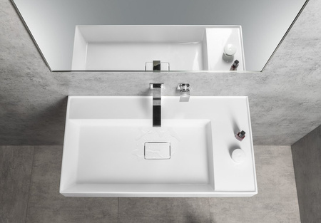 SPECTRE bateria umywalkowa podtynkowa, dwuelementowa, chrom