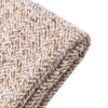 Herringbone Faux Mohair Throw Tan 1300x1800mm