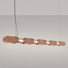 Lampa wisząca CHAIN 158 mocca LED 4000K