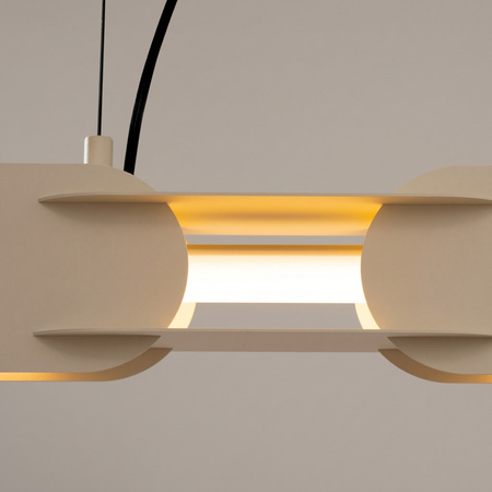 Lampa wisząca CHAIN 91 taupe LED 3000K