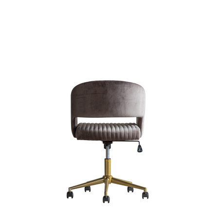 Obrotowe krzesło Murray Grey Velvet