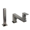 Bateria wannowa 3-otworowa, gun metal