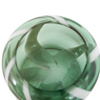 Candy Stripe Tealight Holder S/2 Green100x100x75mm