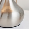 Piccadilly Table Lamp Nickel & Dark Grey