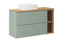 Zestaw meblowy 100cm z blatem i umywalką nablatową Beyond