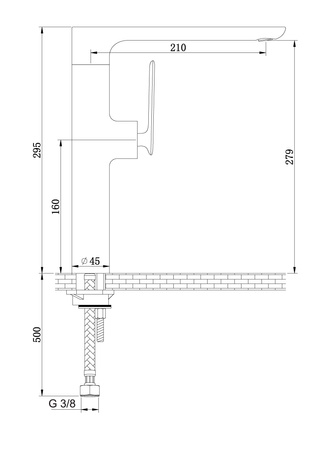 EXPERIENCE Gold Brushed 1-otworowa bateria kuchenna z obrotową wylewką