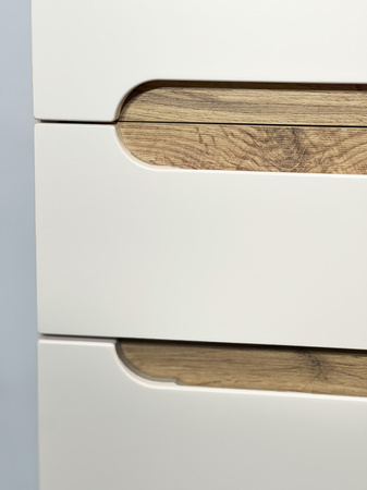 Zestaw meblowy 80cm z umywalką meblową SKY, szafką wysoką i szafką z lustrem