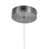 Lampa wisząca CIRCLE 80 cm - LED, ring tytan szczotkowany