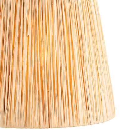 Raffia Tapered Shade Natural 200x165x300mm