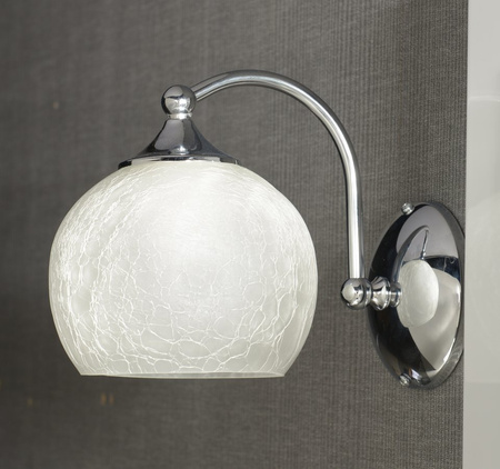 VERITA lampa ścienna E27 40W, 230V, IP21, chrom