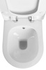 AVVA CLEANWASH WC wiszące z funkcją bidetu, Rimless, 35,5x53cm, biały