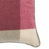 Dursley Check Cush Cranberry&Olive 450x450mm