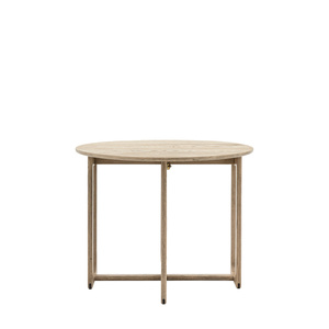 Craft Folding Dining Table Smoked 1000x1000x750mm
