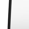 Holworth Shaped Leaner Black 700x1700mm