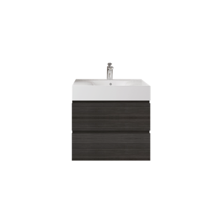 Zestaw DES Umywalka z otworem & Szafka Joy podumywalkowa podwieszana 60 MOKA WALNUT