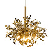 Lampa wisząca MONETTI 40 cm -  złota, dekoracyjna