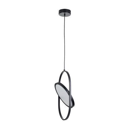 Lampa wisząca ELIPSE M, 45 cm - LED, czarna nowoczesna
