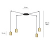 TRAKER 4 BL/GOLD