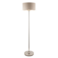 Highclere Floor Lamp Brushed Chrome