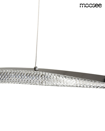 MOOSEE lampa wisząca ANILLO 120 czarny    chrom