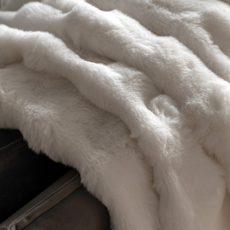 Marshmallow Rabbit Throw Cream 1500x2000mm
