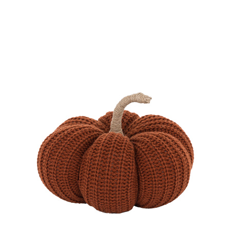 Autumn Knitted Pumpkin Rust 140x80mm
