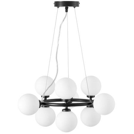 NOWOCZESNA LAMPA WISZĄCA CZARNA MARSIADA W9