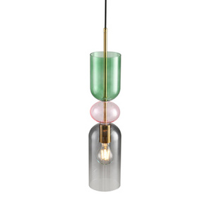 Lampa wisząca PASTELLO GREEN szklana kolorowa 11 cm