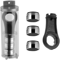 SET 3x perlator ANTICALC, gwint zewnętrzny M24x1 i klucz, chrom