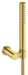 Iris Zestaw prysznicowy ręczny (Szczotkowany mosiądz)
