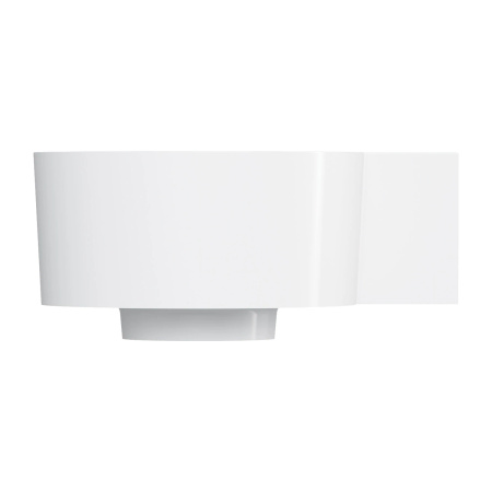 OVO M+ umywalka nablatowa/wisząca - prawa, 33 x 34 cm, biały połysk