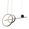 Lampa wisząca NEW AGE LED 120 cm - oprawa sufitowa czarna