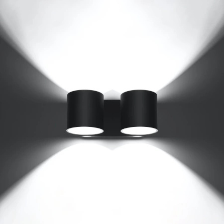 Kinkiet ORBIS 2 czarny