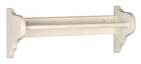 RETRO wieszak na ręczniki, 50x17cm, starobiały