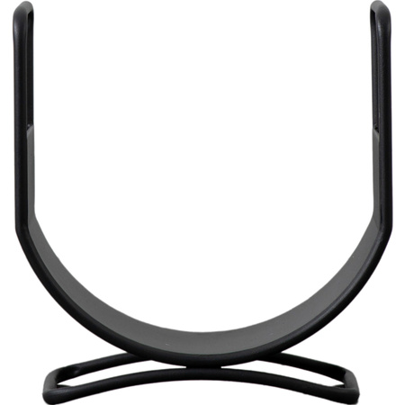 Kosz na drewno Bronte, czarny, 380 x 150 x 410 mm