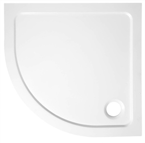 TECMI brodzik prysznicowy kompozytowy, półokrągły 90x90x3cm, R55