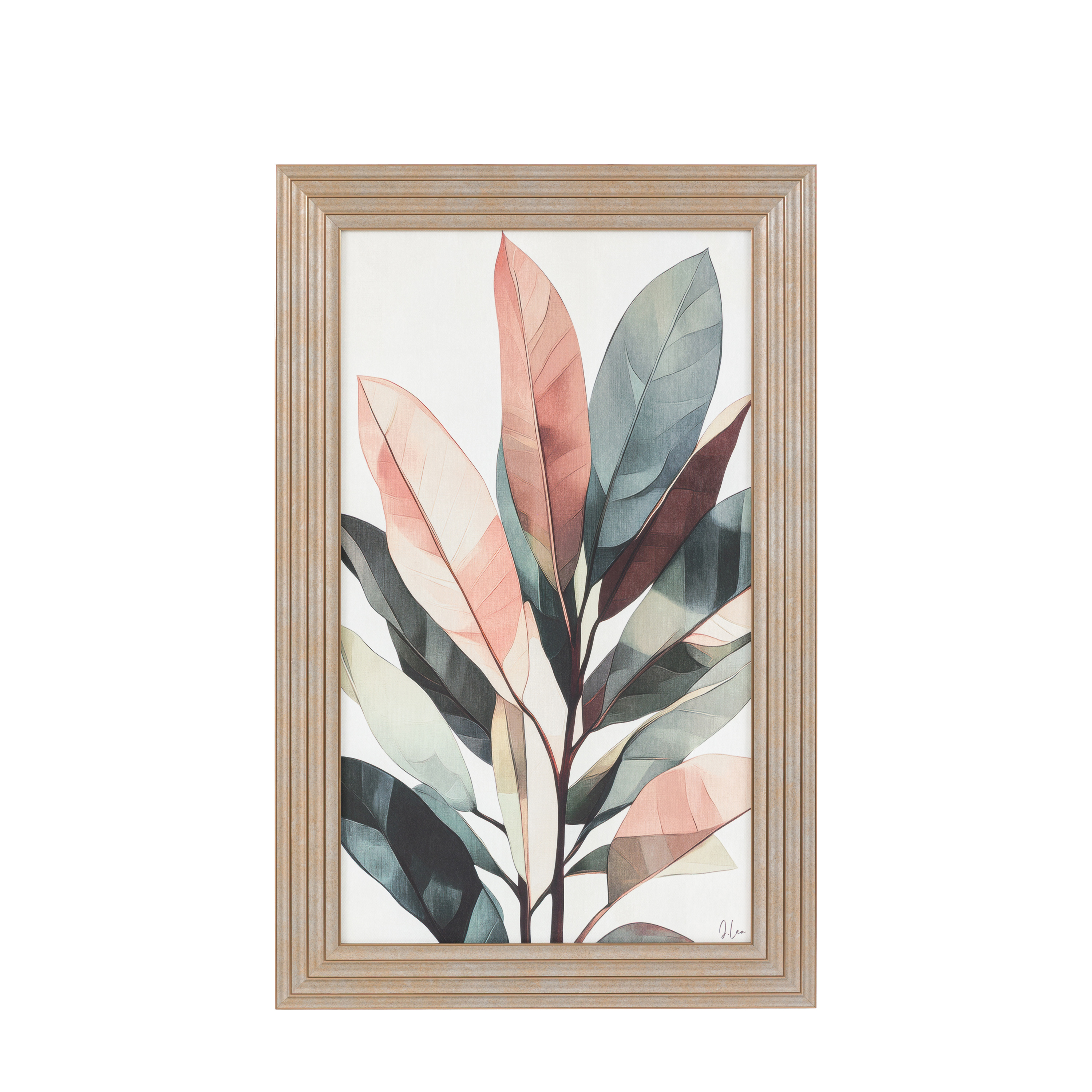 Obraz w ramie „Nature's Rhythm” – pomarańczowy, 45 × 1,2 × 70 cm