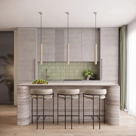 Lampa wisząca ARCHE 3P taupe