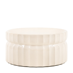 Cirella Coffee Table Cream 800x800x380mm