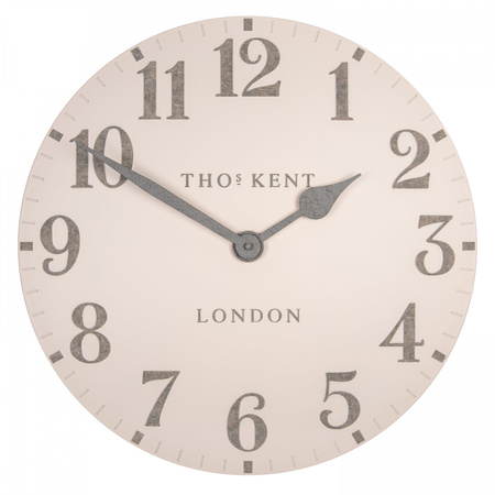 Arabic Wall Clock Shy Pink 20in
