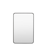 Holworth Rectangle Mirror Black 600x35x900mm