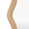 Wiggle Mirror Oak 600x30x900mm