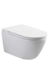 Inteligentna miska WC z deską owalna biały połysk OAZA SMART U001