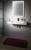 SORT lustro z oświetleniem LED 60x80cm, czarny mat